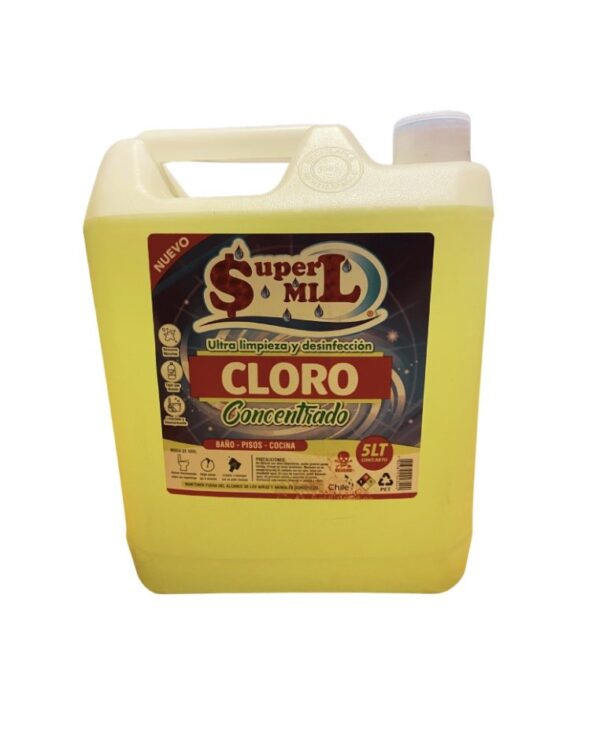 Cloro Concentrado 5L Super Mil - Super Mil