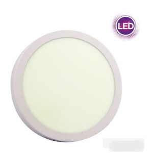 Panel Led Redondo Sobrepuesto 18W Calido - Generico