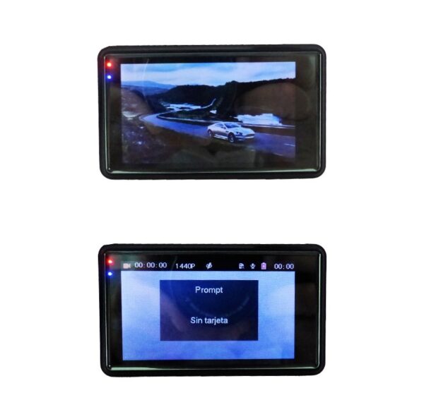 Camara Automóvil Dual (360⁰) Pantalla LCD 3" - Imagen 2