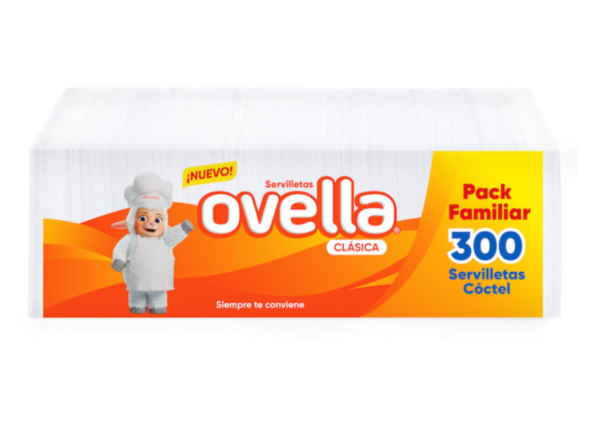 Servilletas Ovella Pack Familiar 300 unidades