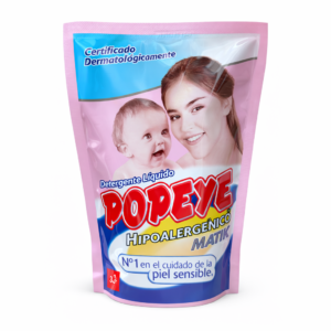 Detergente Líquido Popeye Hipoalergenic Martic 800ml